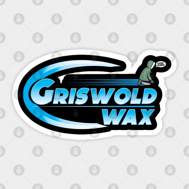 Griswold Wax Logo Sticker by Gimmickbydesign